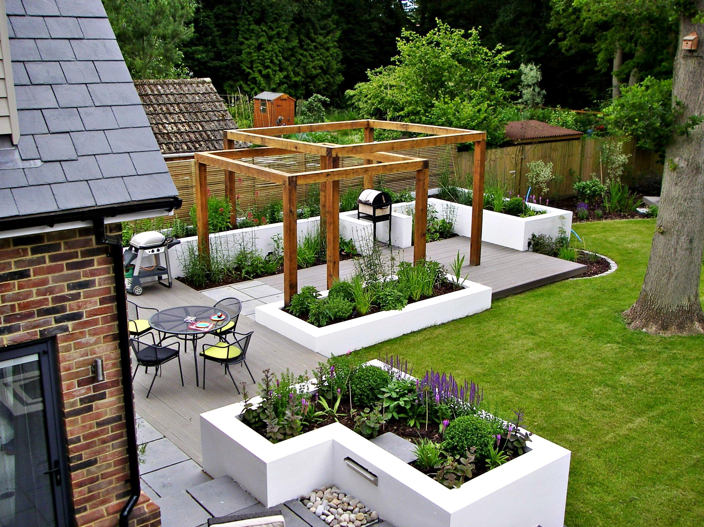 Professional landscaping process and garden design